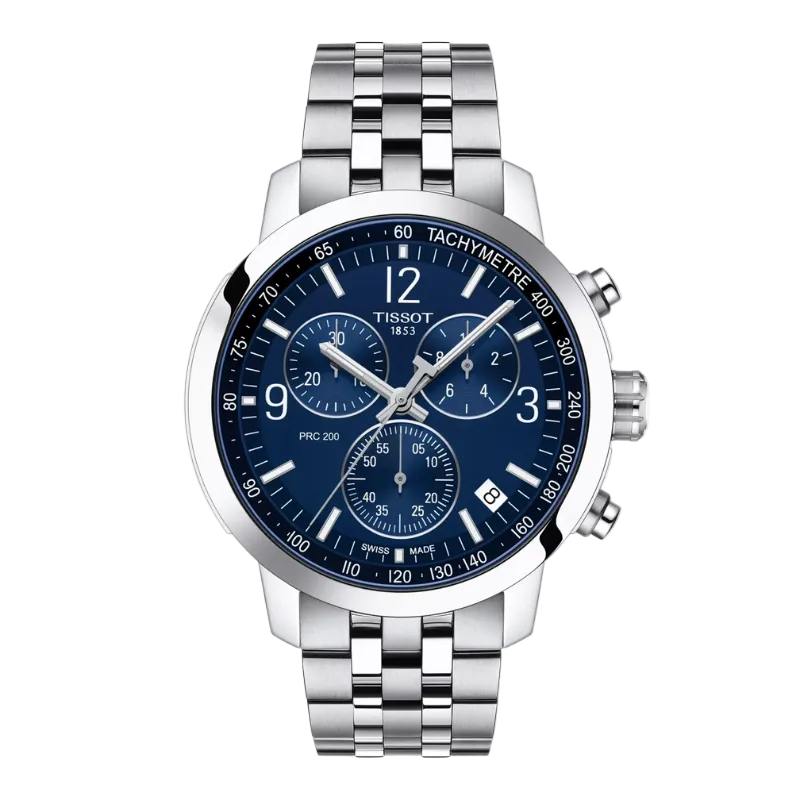 Tissot PRC 200 Chronograph 43 mm – Zils T114.417.11.047.00