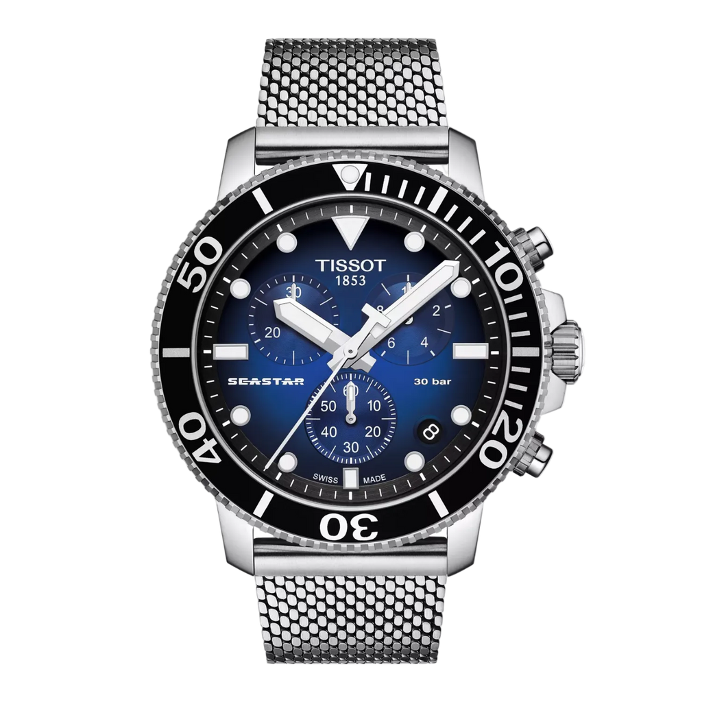 Tissot Seastar T120.417.11.041.02 pulkstenis, skats no priekšpuses
