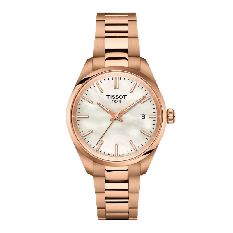 Tissot PR 100 34 mm – Mother-of-Pearl & Rose Gold T150.210.33.111.00