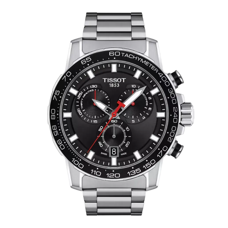 Tissot Supersport Chrono - Black 45.5 mm