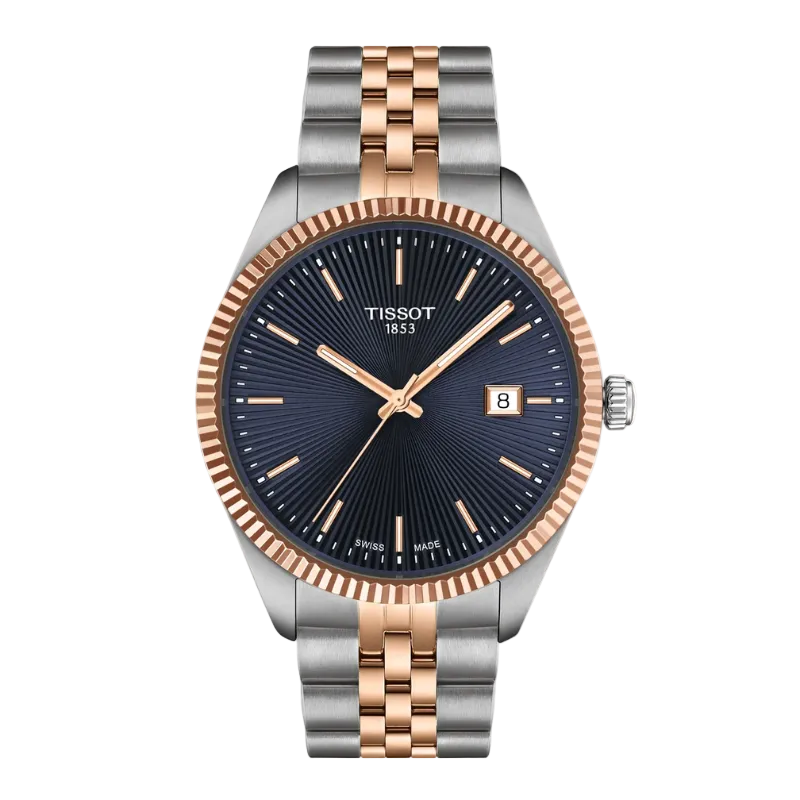 Tissot Ballade 40 mm – Blue & Rose Gold T156.410.22.041.00