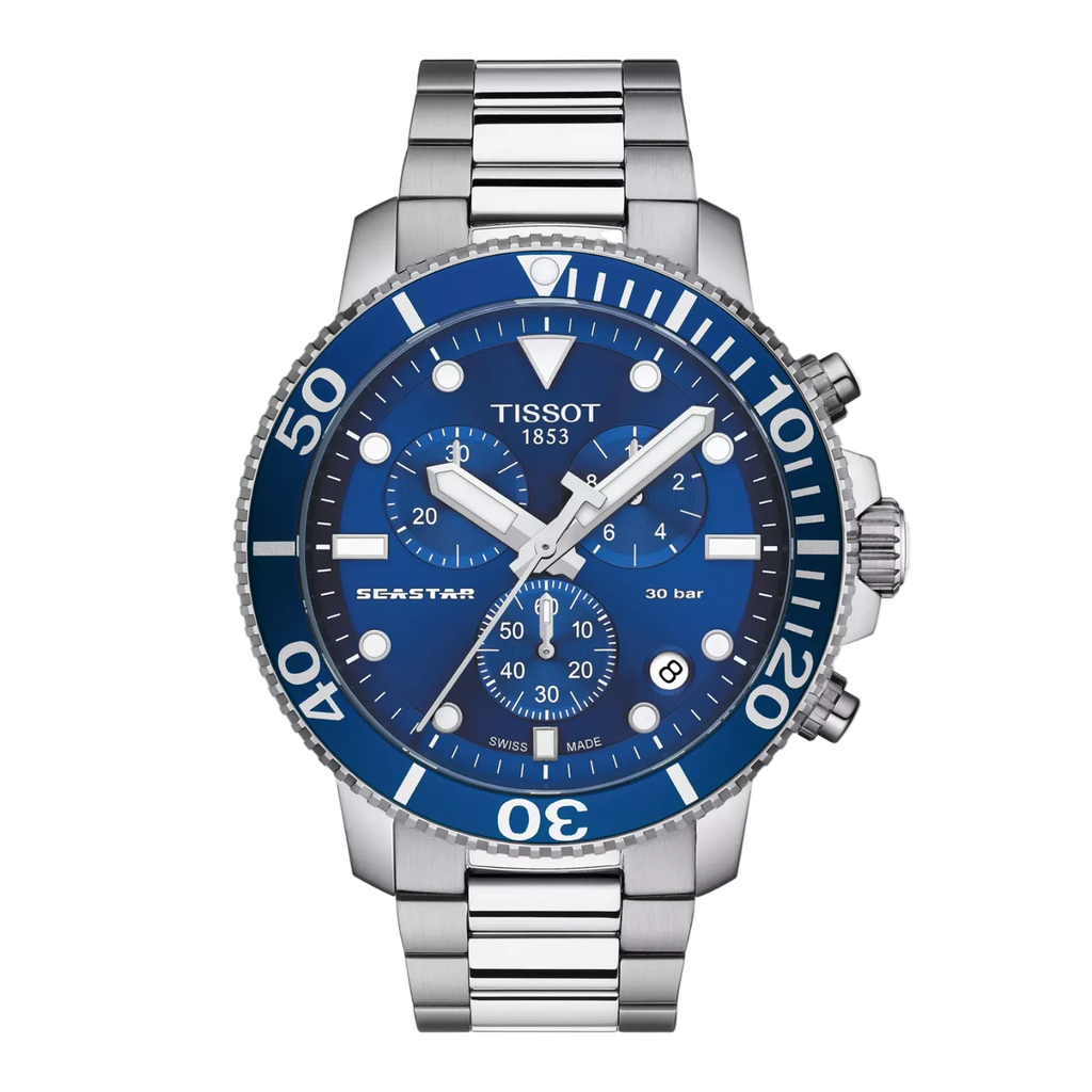 Tissot Seastar T120.417.11.041.00 pulkstenis, skats no priekšpuses