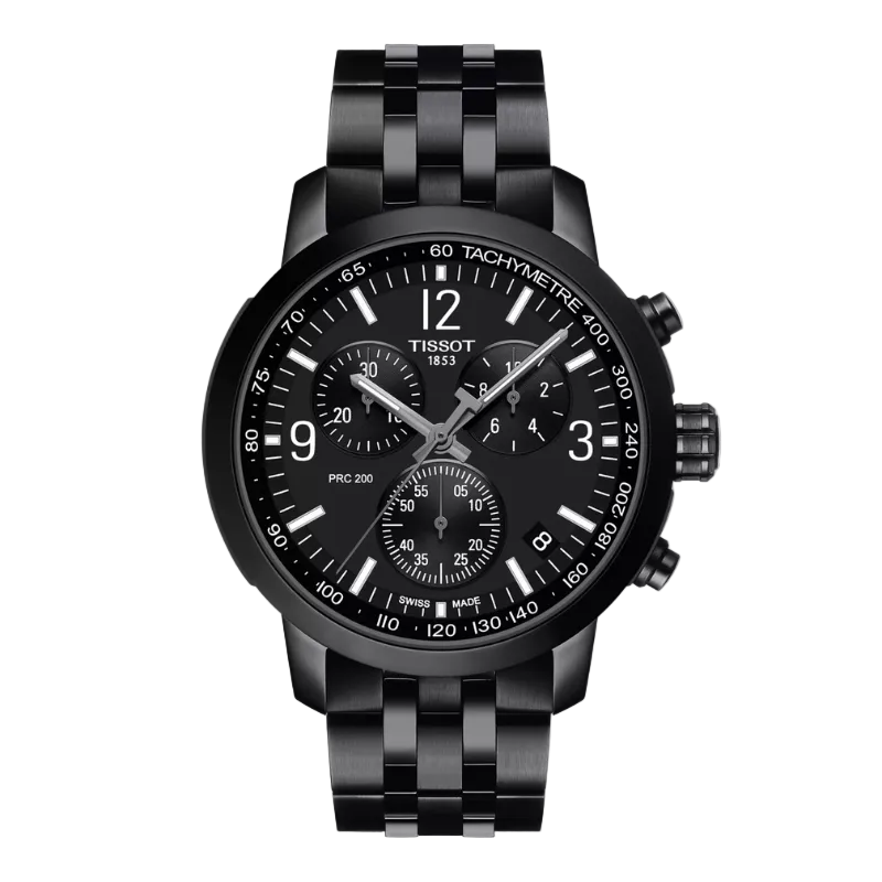 Tissot PRC 200 Chronograph 43 mm – Melns T114.417.33.057.00