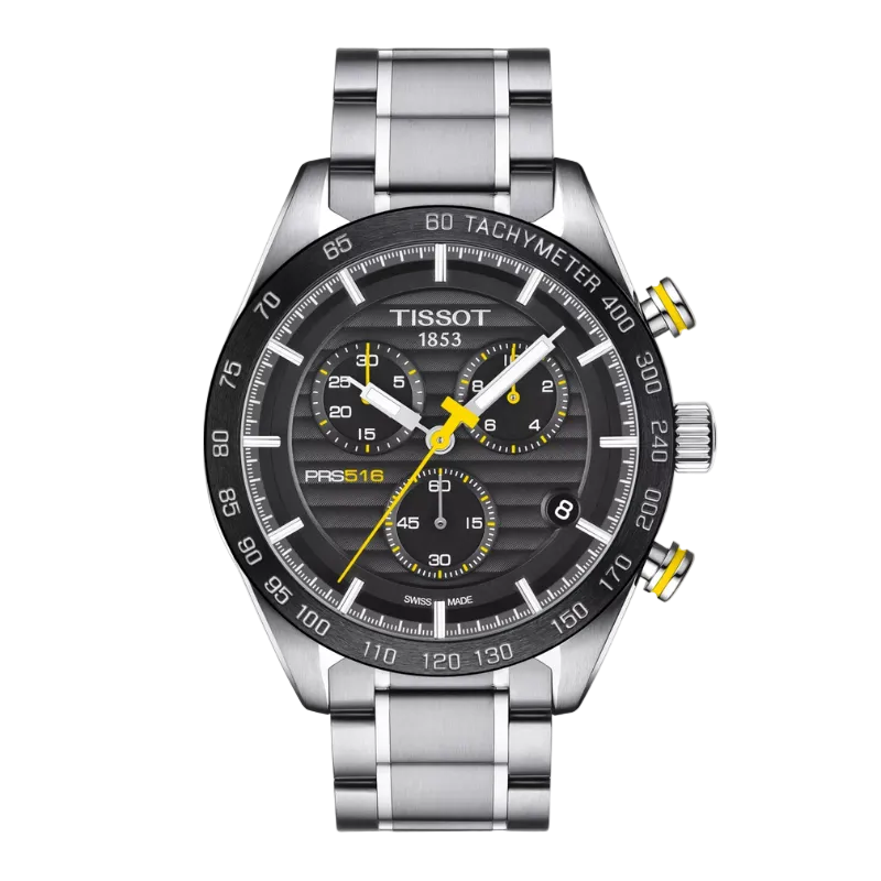 Tissot PRS 516 Chronograph 42 mm – Black Dial T100.417.11.051.00