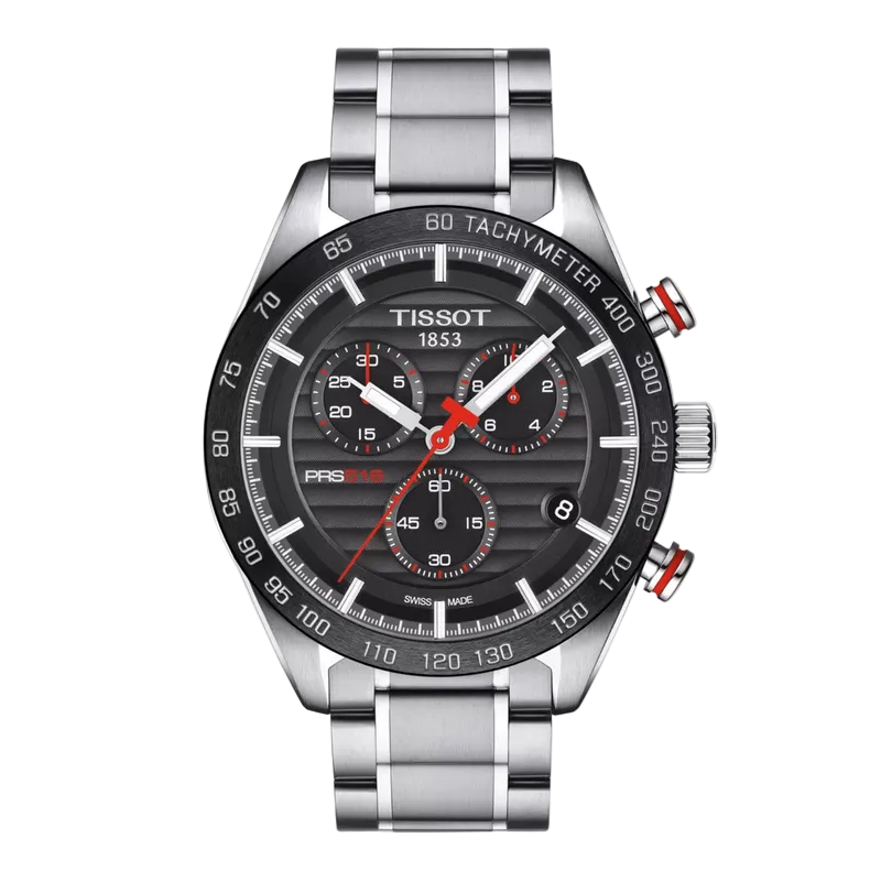 Tissot PRS 516 Chronograph 42 mm – Black Dial T100.417.11.051.01