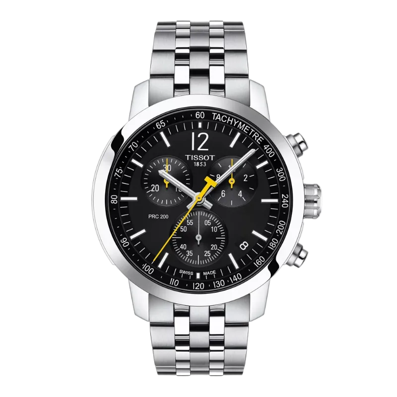 Tissot PRC 200 Chronograph 43 mm – Melns T114.417.11.057.00