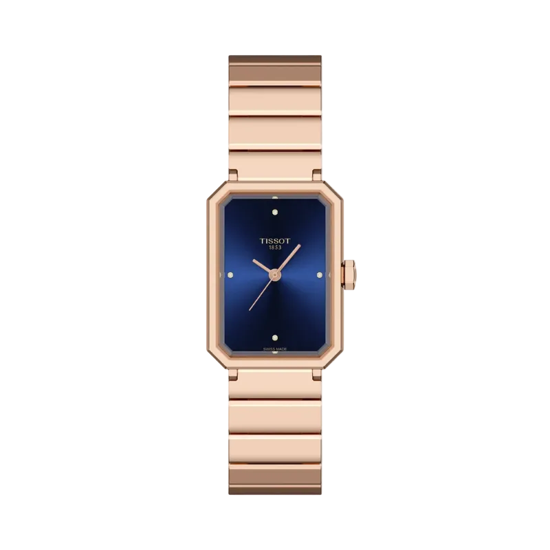 Tissot SRV 30 mm – Blue & Rose Gold T160.110.33.046.00