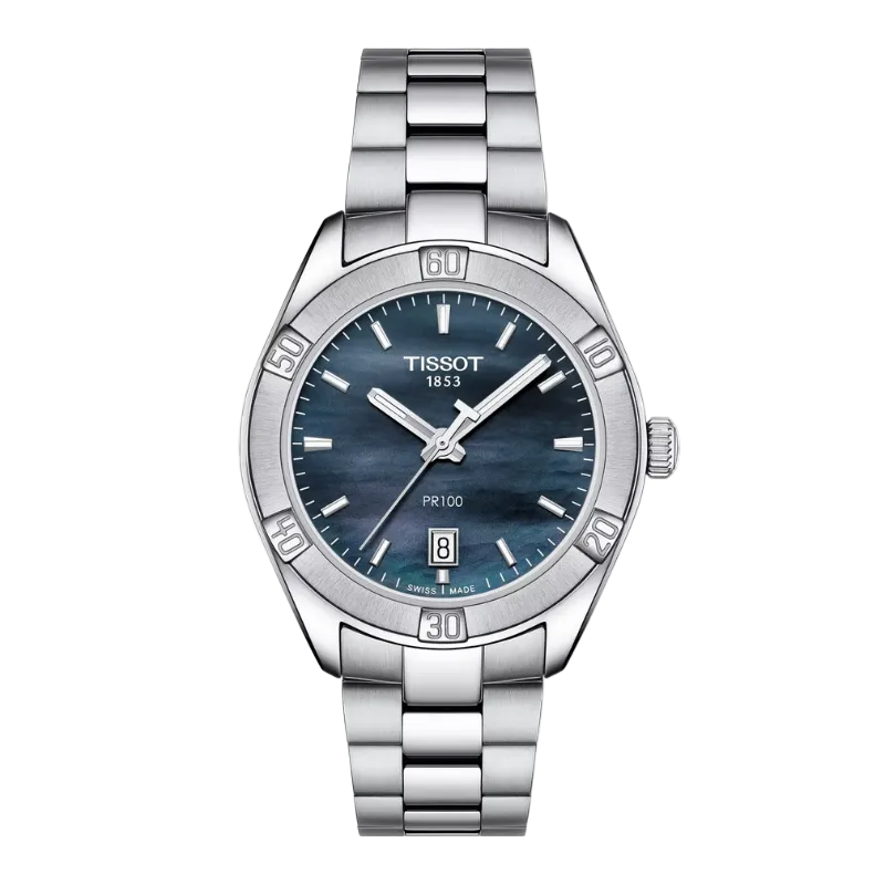 Tissot PR 100 Sport Chic 36 mm – Melns T101.910.11.121.00
