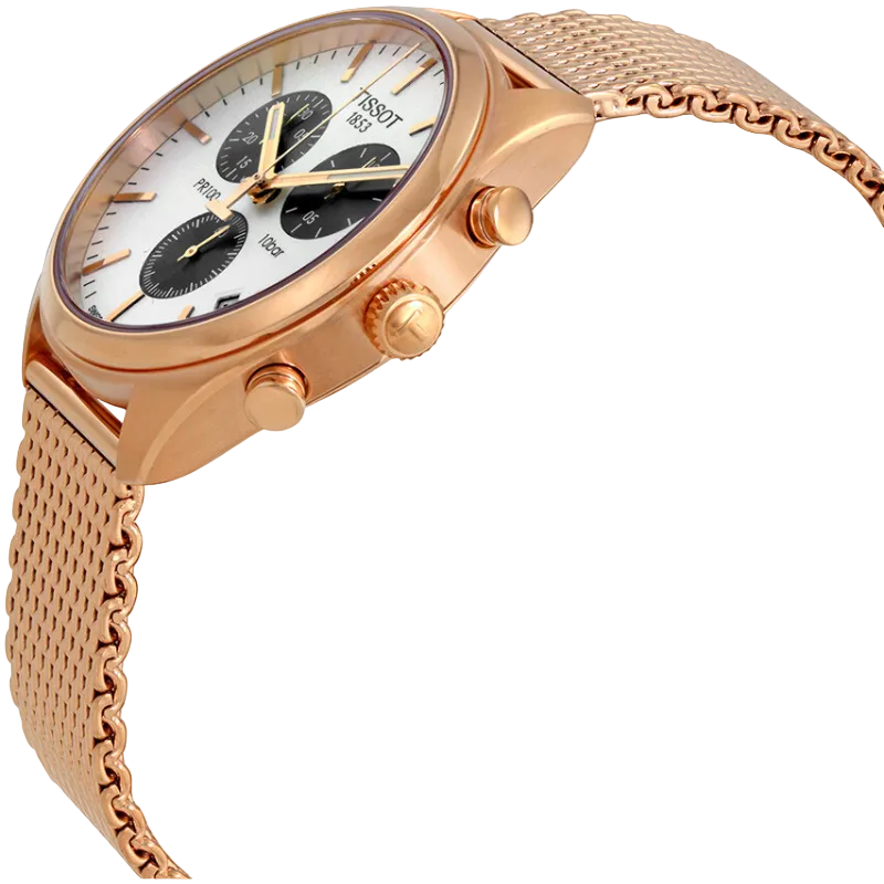 Tissot PR 100 Chronograph Rose Gold and Silver