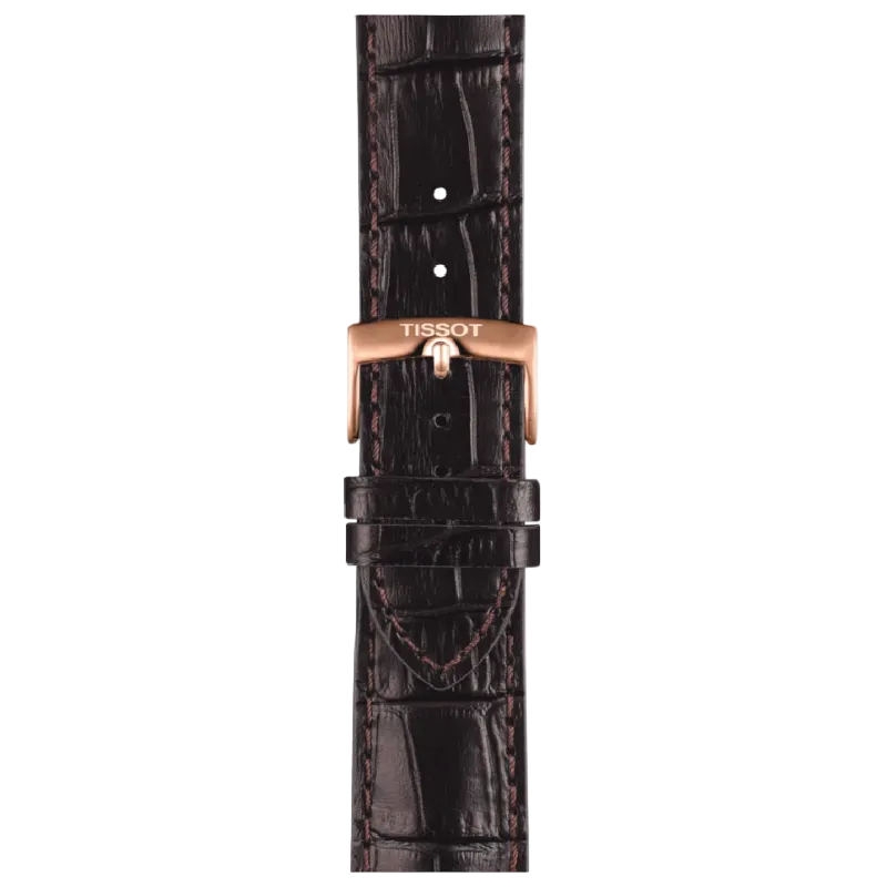 Tissot Chrono XL - Silver and Rose Gold (Leather Strap)