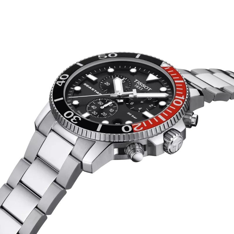 Tissot Seastar 1000 Chronograph - Black and Red
