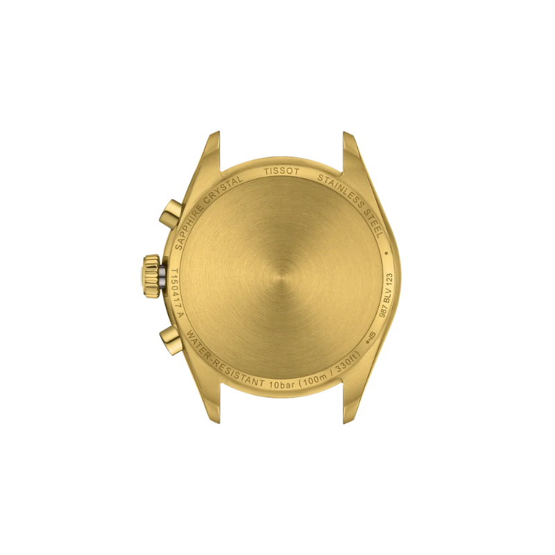 Tissot PR 100 Chronograph 40 mm – Silver & Gold T150.417.33.031.00
