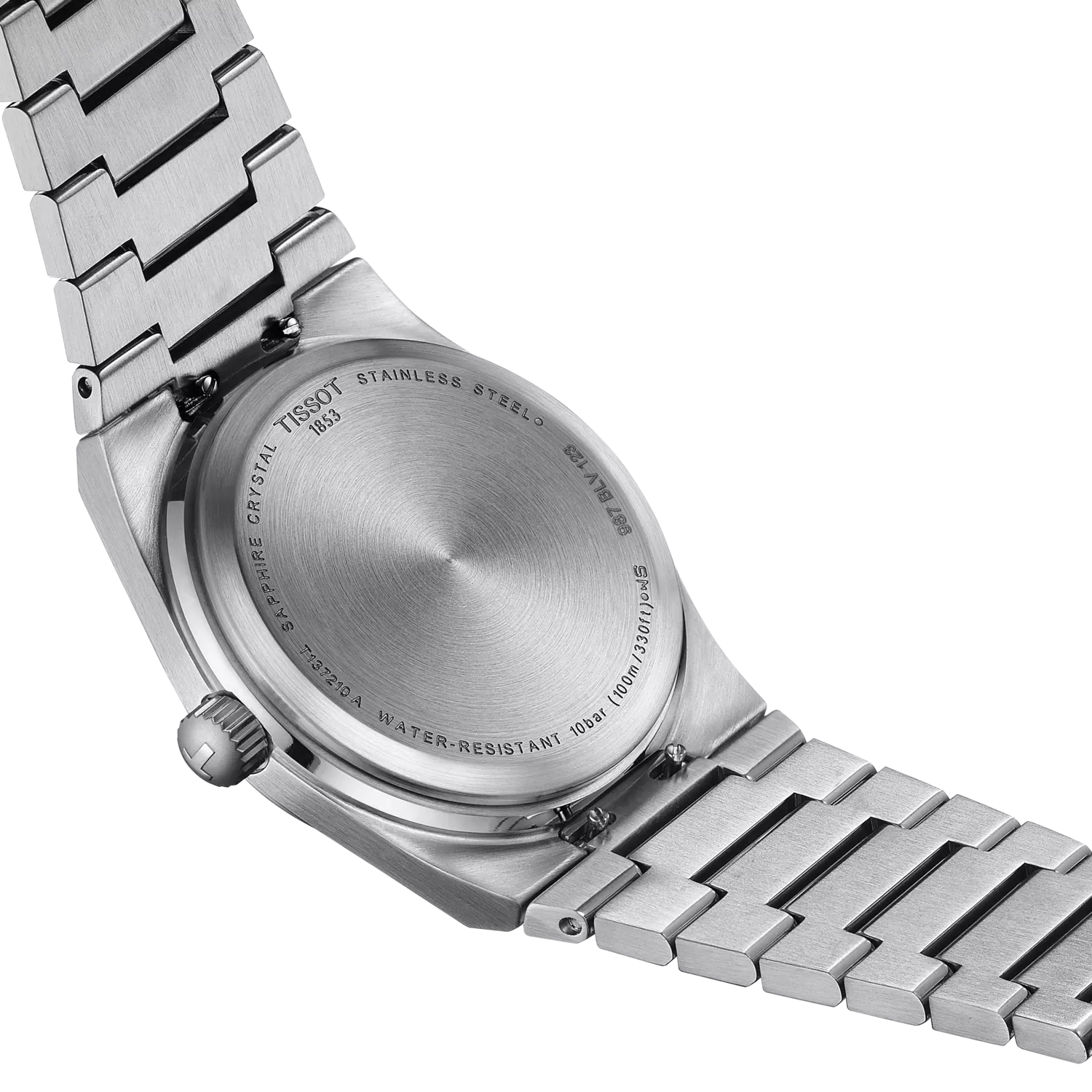 Tissot PRX kvarca pulkstenis gaiši zilā krāsā, 35 mm