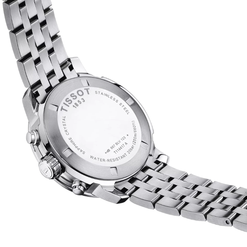 Tissot PRC 200 Chronograph 43 mm – Melns T114.417.11.057.00