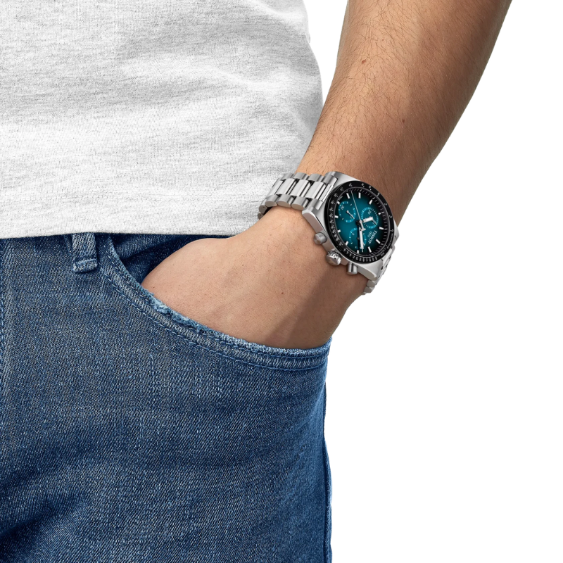 Tissot PR516 Chronograph 40 mm – Blue Gradient T149.417.11.041.01
