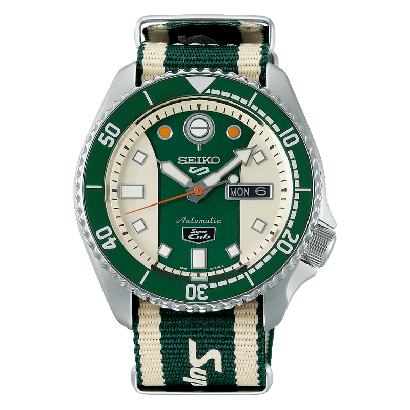 Seiko 5 Sports Honda Super Cub Limited Edition 42.5 mm SRPJ49K1