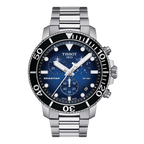 Tissot Seastar hronogrāfs T120.417.11.041.01 ar tumši zilu ciparnīcu un tērauda aproci