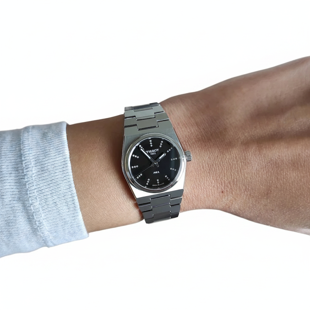 Tissot T-Classic PRX 25 mm – Sudraba