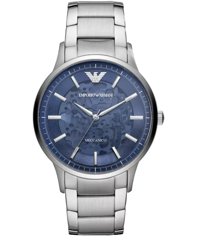 Emporio Armani Renato Automatic 43 mm – Blue Dial
