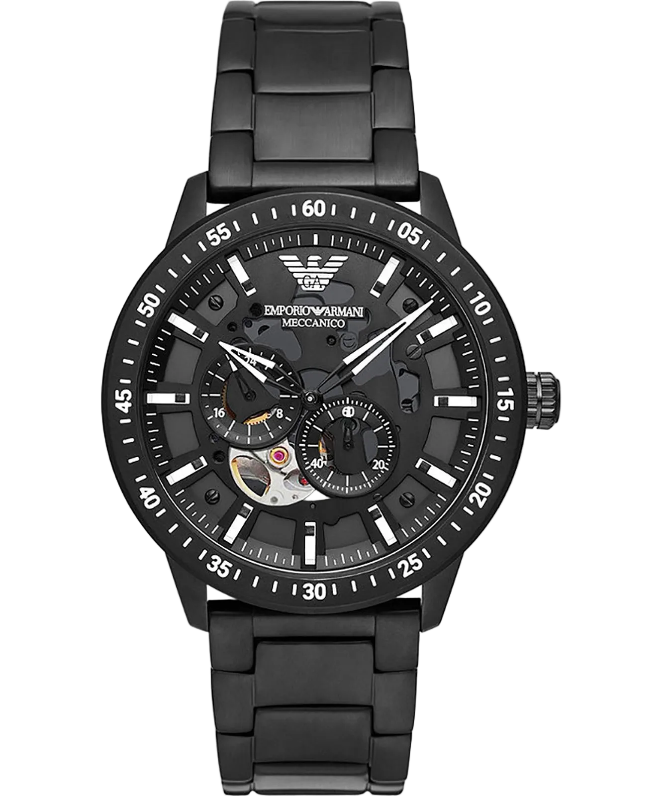 Emporio Armani Mario 43 mm – Black Dial