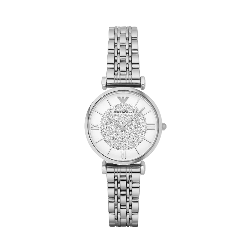 Emporio Armani Gianni T-Bar 32 mm – White Dial
