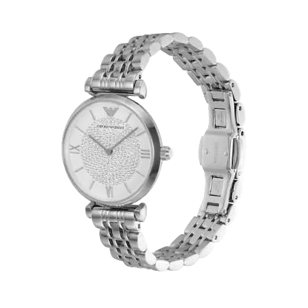 Emporio Armani Gianni T-Bar 32 mm – White Dial