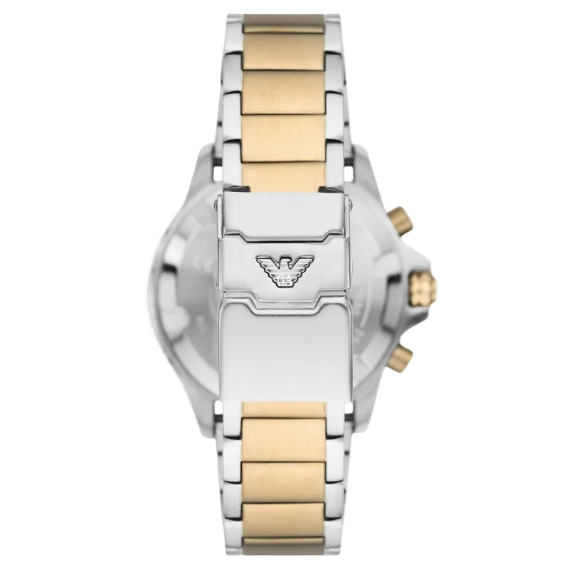 Emporio Armani hronogrāfs – Zaļš/Zelta