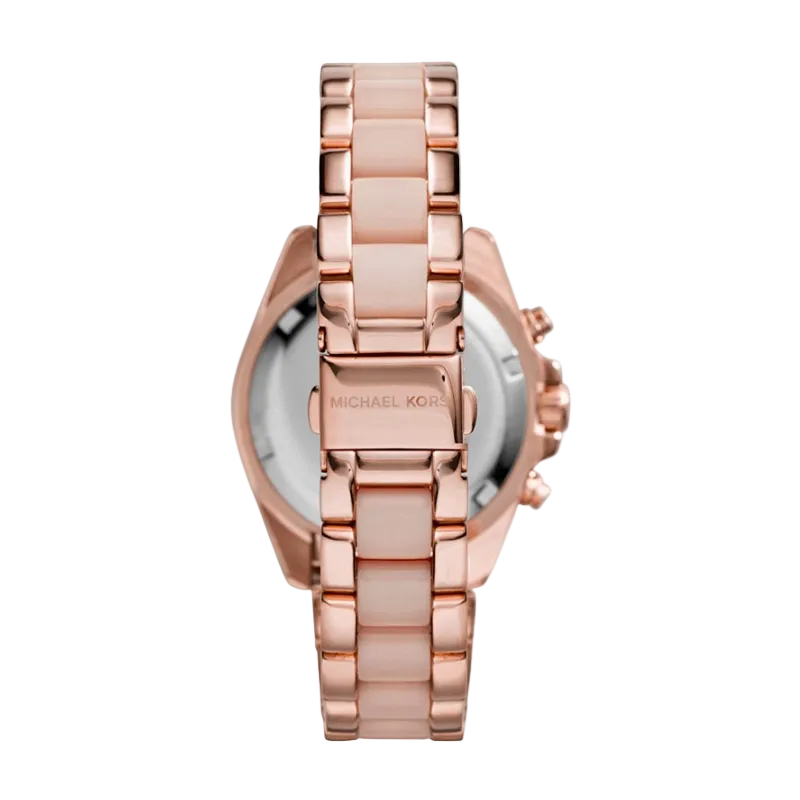 Michael Kors Bradshaw Mini Hronogrāfs – Rožu Zelta