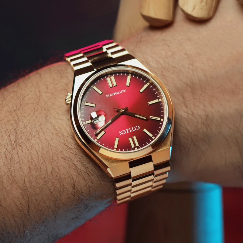 Citizen Tsuyosa Automatic – Red and Gold