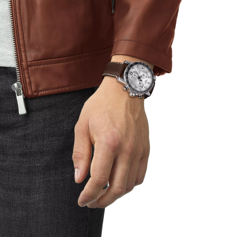 Tissot Supersport Chrono 45.5mm - Balts