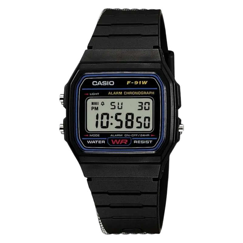 Casio F-91W-1YEG — 35,2 mm