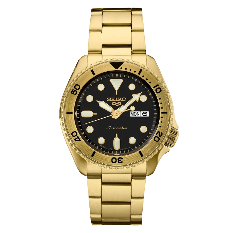 Seiko 5 Sports SKX Gold & Black Automatic