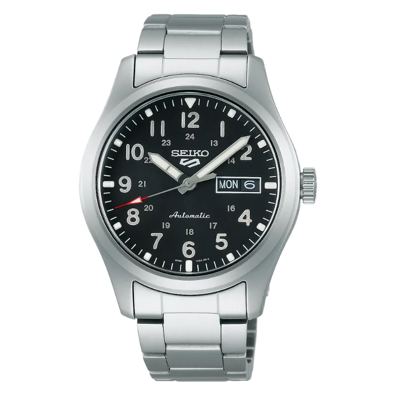 Seiko 5 Sports Field - Black Automatic 39 mm